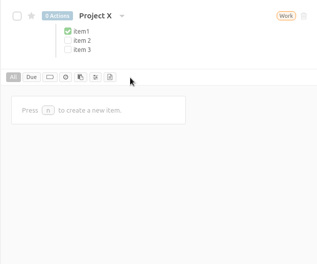 Converting a checklsit