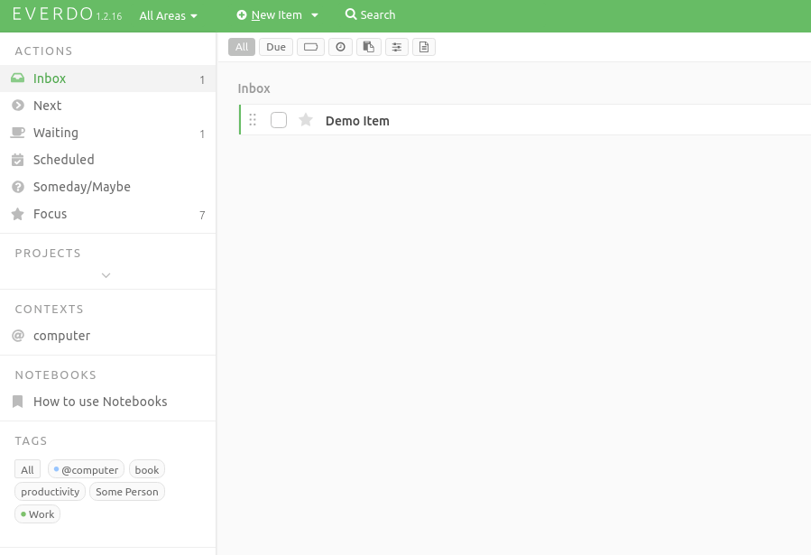 Move to Projects command
