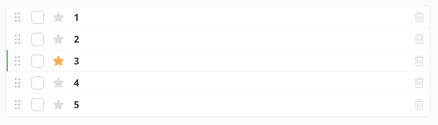 Moving items with a keyboard